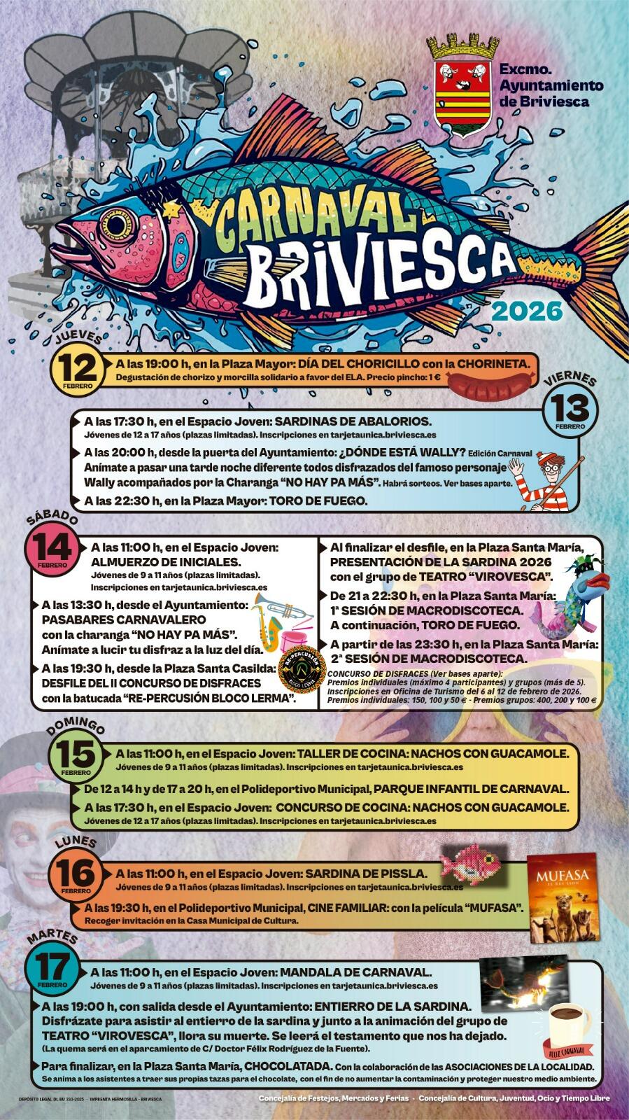 Carnavales Briviesca 2026