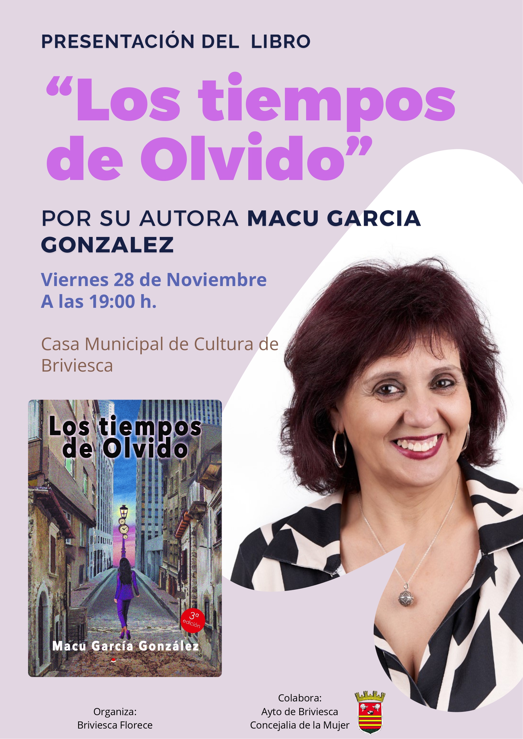 Cartel Los tiempos de Olvido 28N