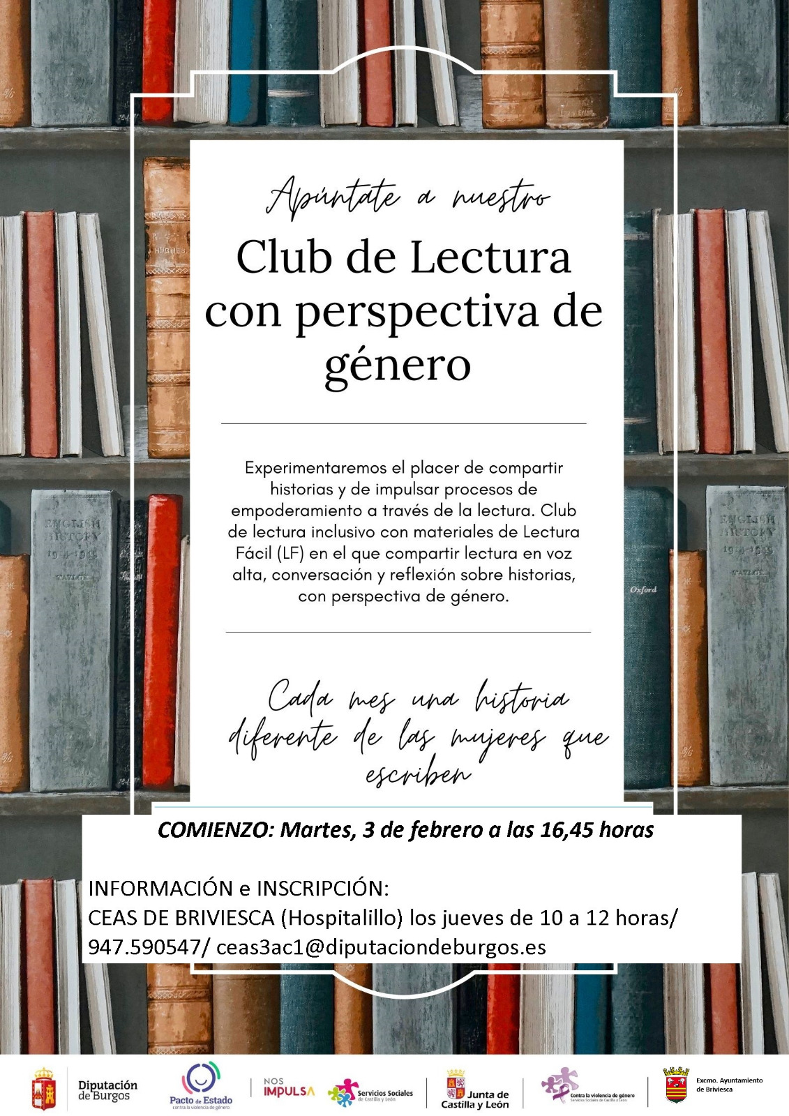 Cartel Club de Lectura
